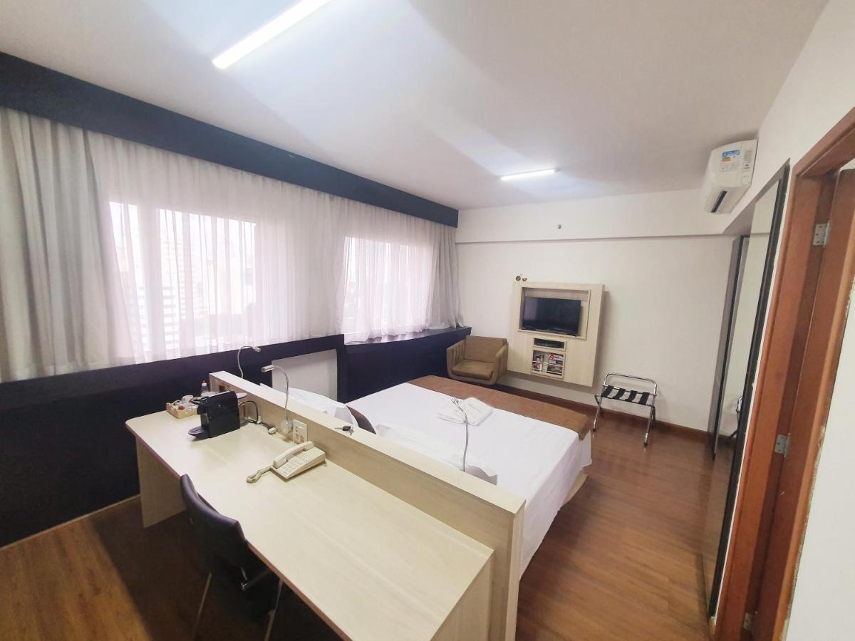 Lindo Flat Em Hotel 4 Estrelas Na Bela Vista São Paulo Luaran gambar